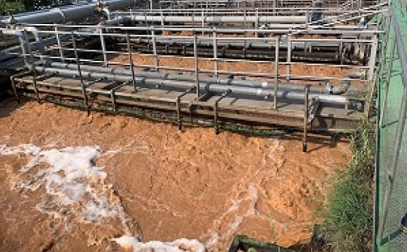 豆腐工場の排水処理場改善