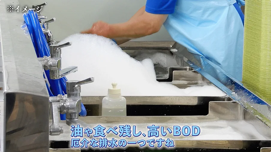 油や食べ残し、高いBOX 厄介な排水の一つですね