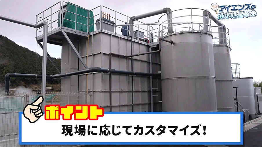 ポイント 現場に応じてカスタマイズ