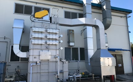 ゴム製品加工工場